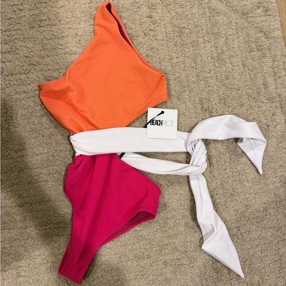 Beach Riot Carlie One Piece NWT